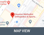 Houston Methodist Orthopedics & Sports Medicine Map